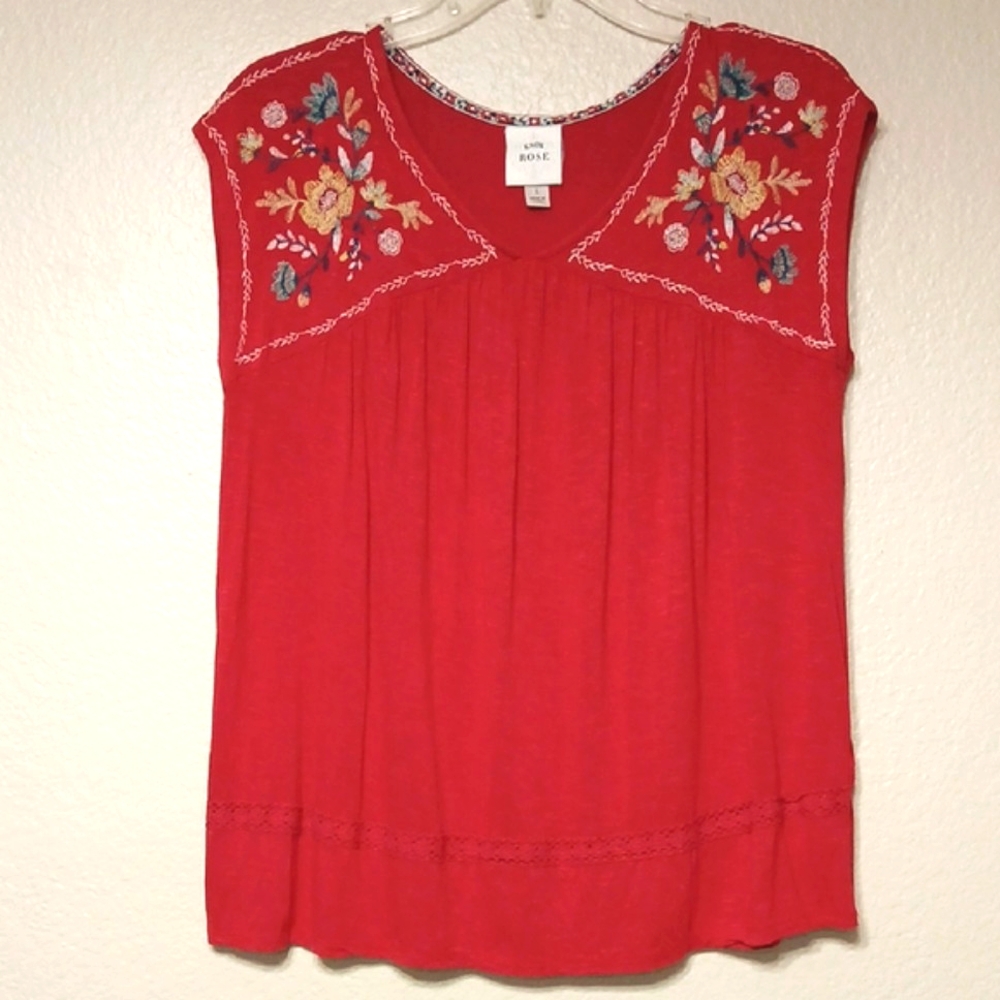 Knox Rose Embroidered Blouse